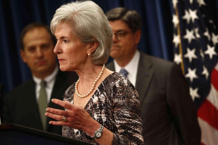Earlier this month, it was revealed that Health and Human Services Secretary Kathleen Sebelius has gone to various undisclosed health care companies asking for money to promote Obamacare. (AP Photo/Charles Dharapak)