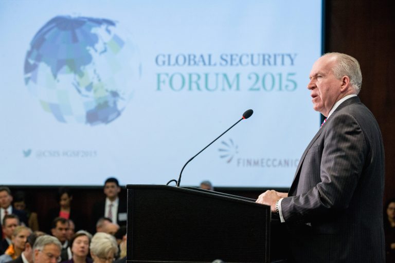 CIA Director John Brennan and others have long been concerned that encrypted consumer communications devices create a dark space beyond the reach of law enforcement and intelligence agencies. (AP Photo)