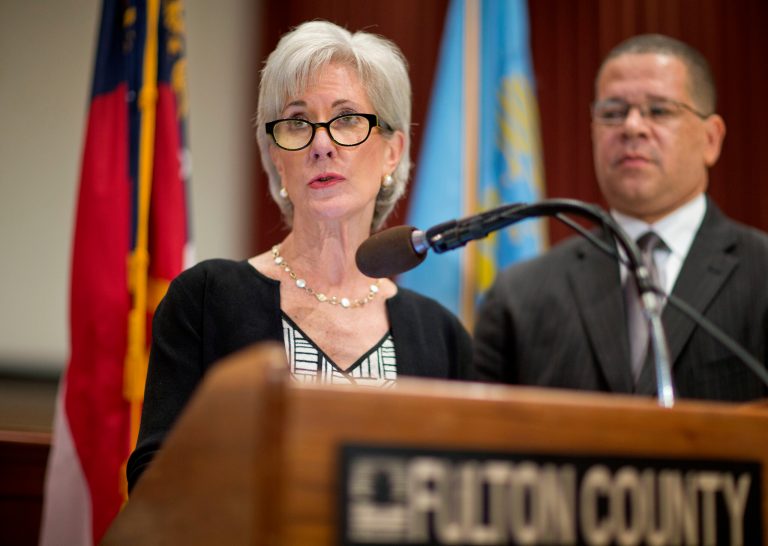 U.S. Secretary of Health and Human Services Kathleen Sebelius said her department had doled out $67 million in grants to 105 different organizations seeking to be ânavigatorsâ who will help individuals apply for coverage to be offered starting Oct. 1 through new health insurance exchanges. (AP Photo/David Goldman)