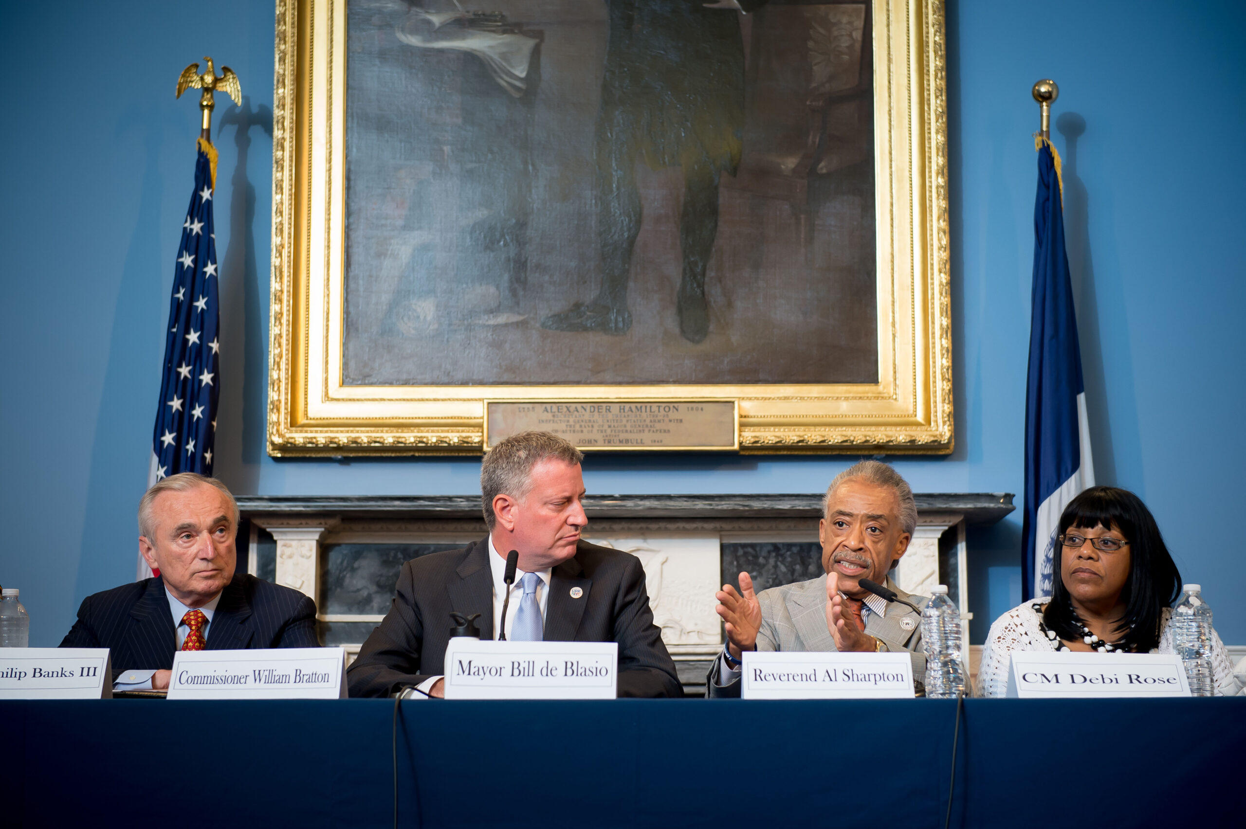 De Blasio defends Sharpton ‘choke hold’ remark