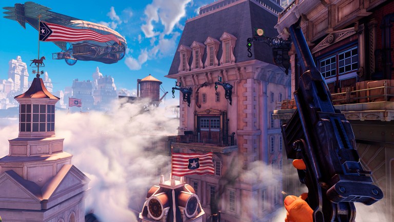   This undated publicity photo provided by 2K Games/Irrational Games shows a scene from the video game, 