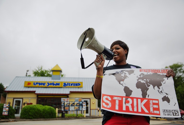 Almost 30 percent of union members said they would opt out if they could do so without losing their job. (AP Photo/David Goldman)