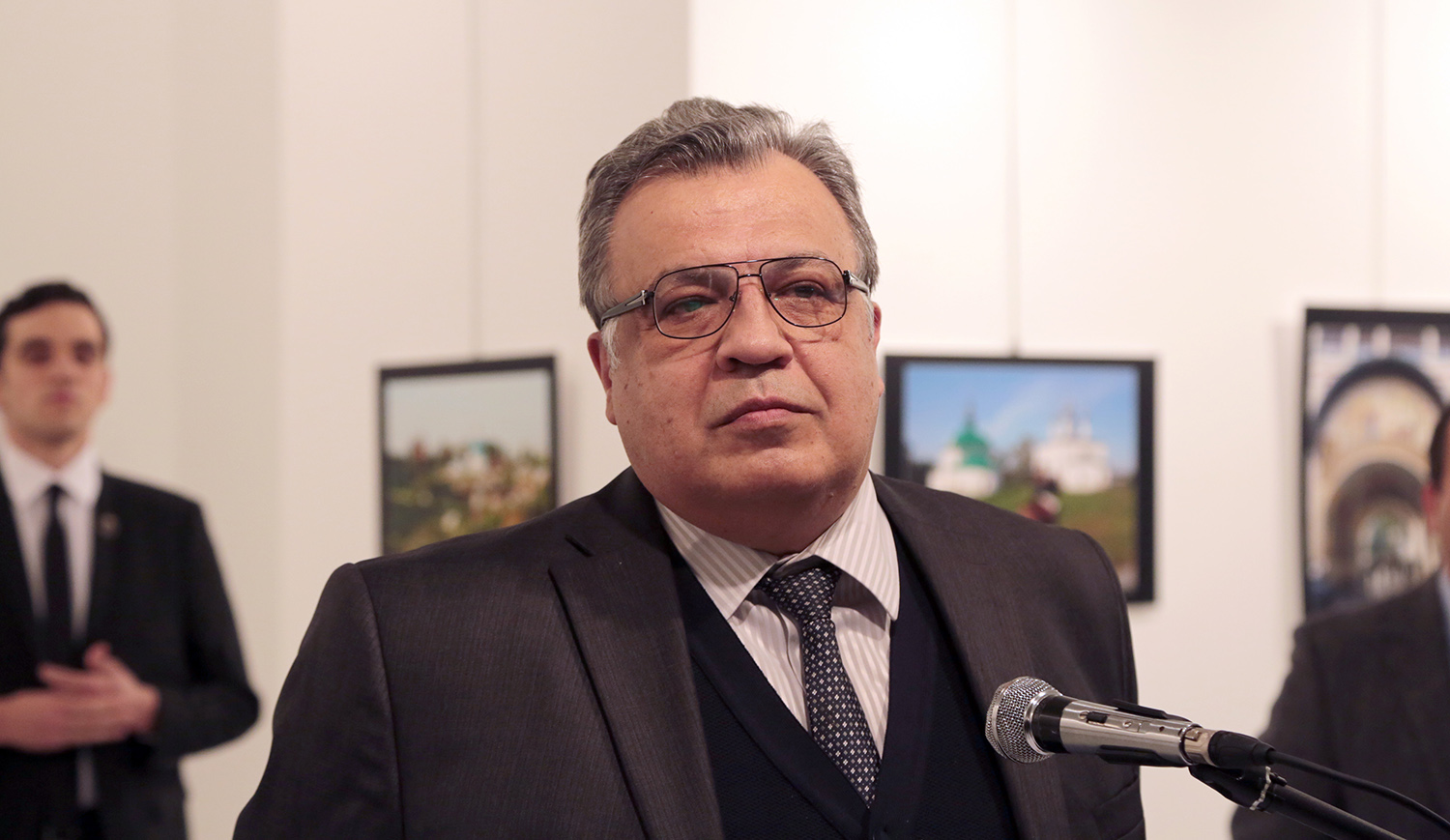 Russia’s ambassador to Turkey shot dead in art gallery