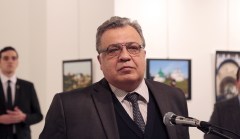 Russia’s ambassador to Turkey shot dead in art gallery