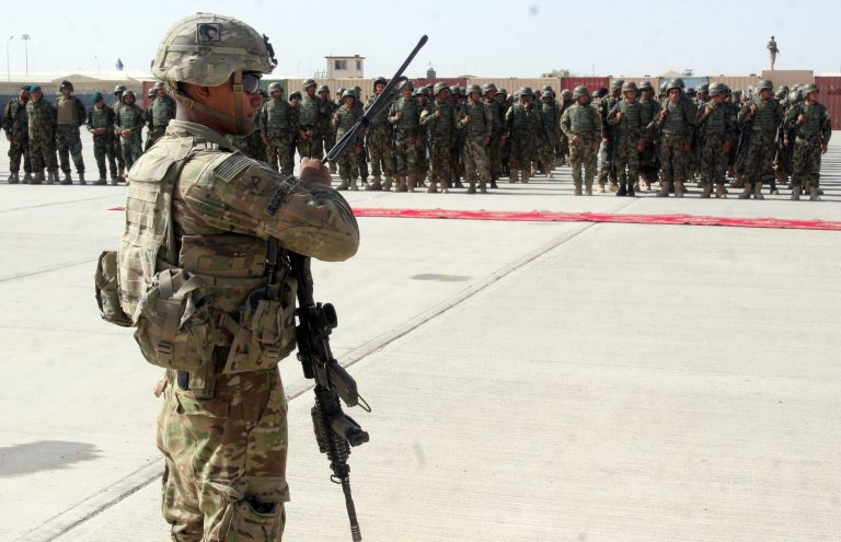 The Associated Press, quoting an Afghan official, said the assailant had been shot dead. The official suggested the shooting was accidental and that the Afghan soldier had not fired deliberately. (AP Photos/Abdul Khaliq)
		