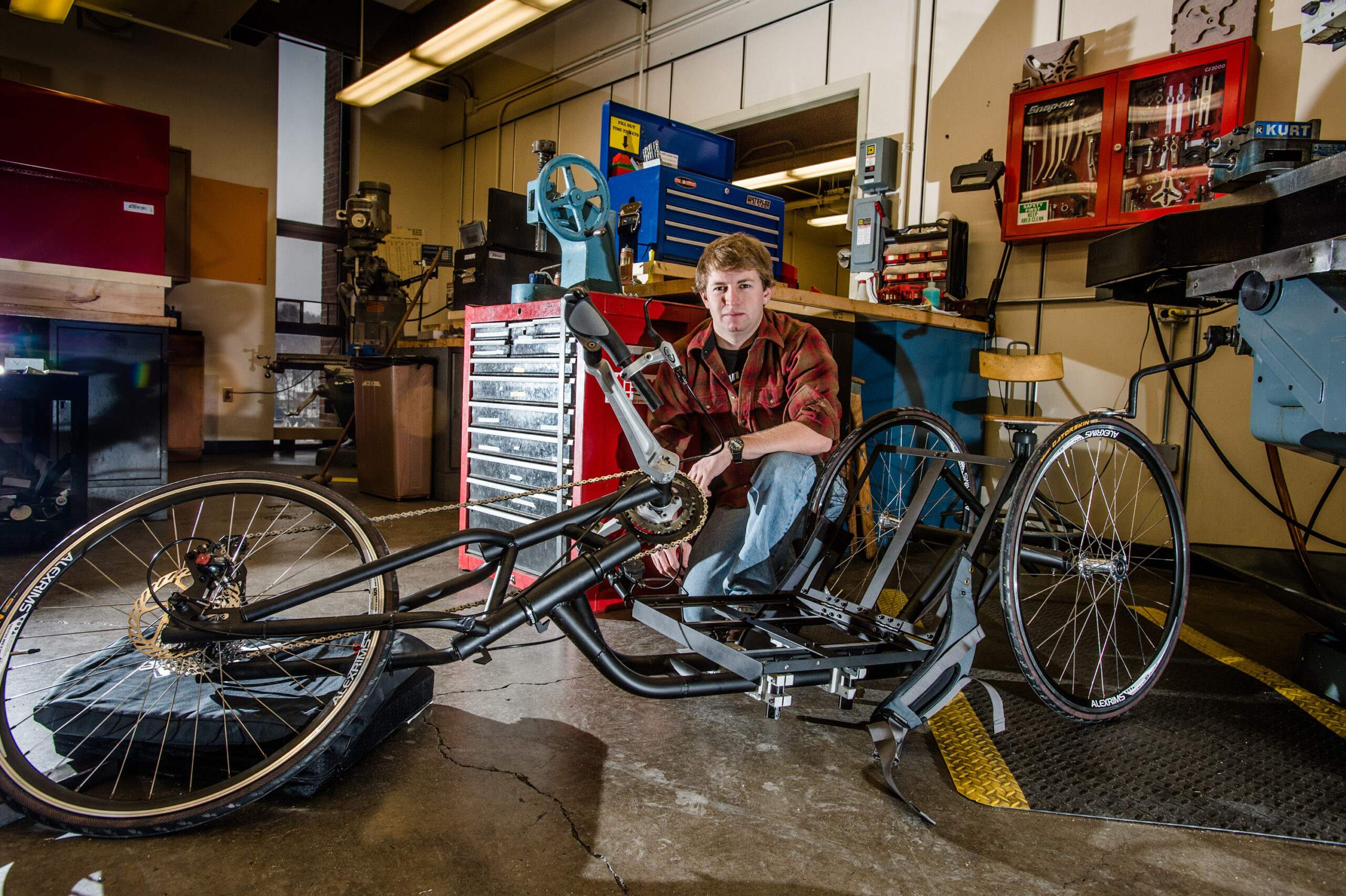 Mich. Tech students’ cycles for wounded vets debut