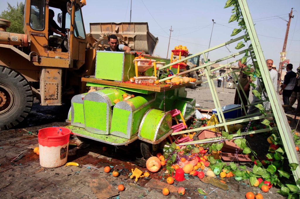 Evening bomb blasts kill 30 in Baghdad