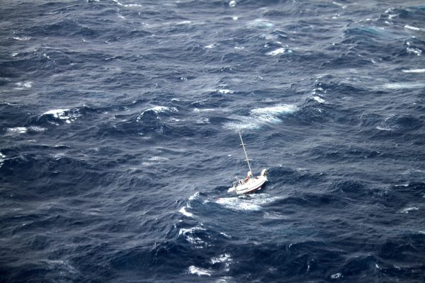 Ship rescues 3 stranded in rough seas off Hawaii