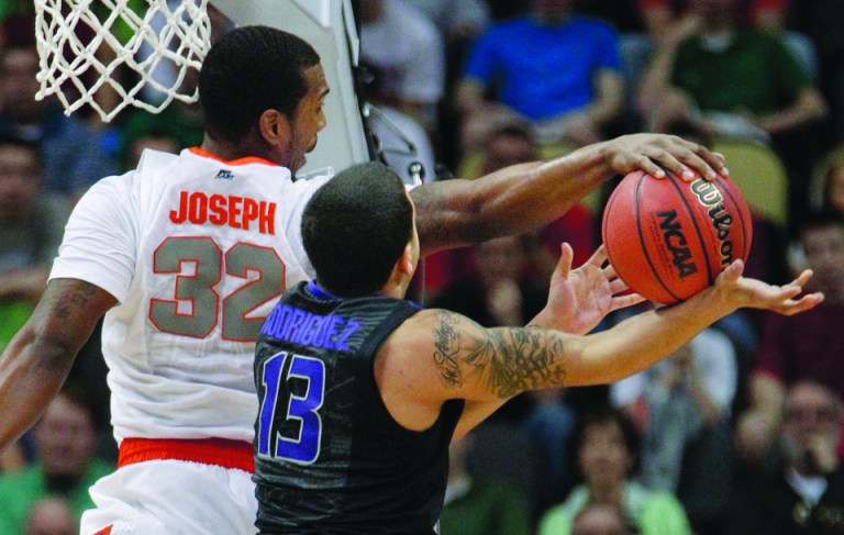 Keith Srakocic/AP
Former Syracuse forward Kris Joseph worked out for the Washington Wizards on Tuesday.