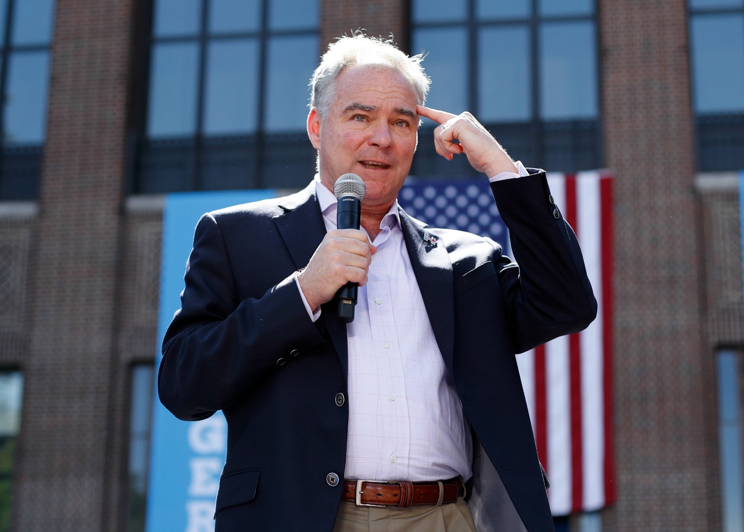 Kaine mocks Trump for complaining about football overlap with debates