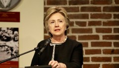 Hillary Clinton: Vladimir Putin ‘hasn’t had the last laugh yet’