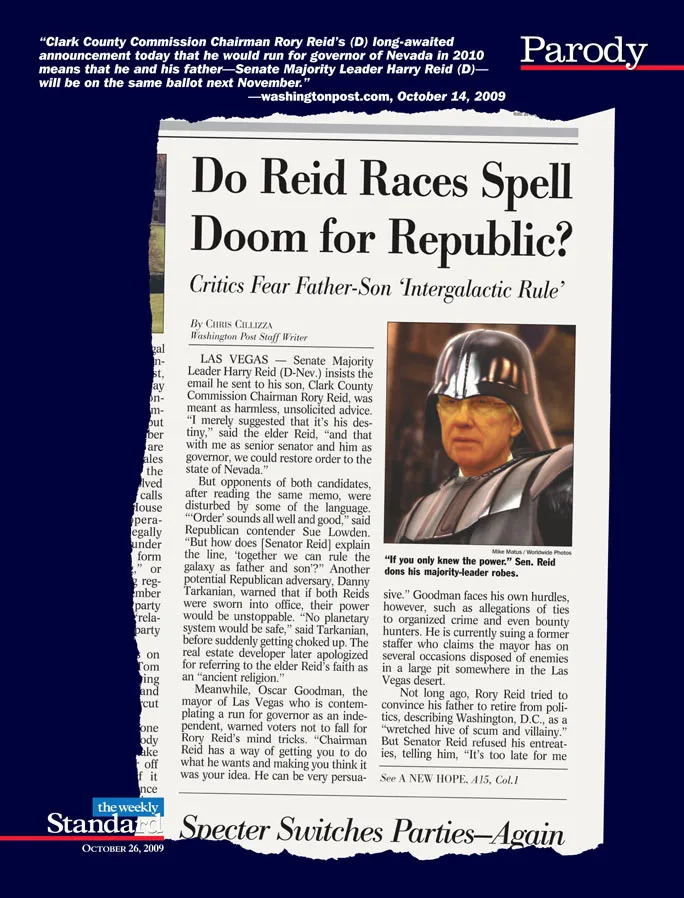 Will the Reids rule the galaxy as one?