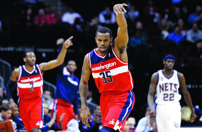 Julio Cortez/AP
Washington Wizards forward Trevor Booker averaged 8.4 points and 6.5 rebounds per game last season.