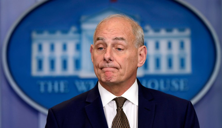 The former Marine Corps general acknowledged it's 