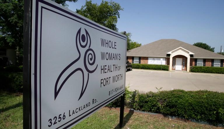Whole Woman's Health, which has locations in major cities throughout Texas, offered free abortions after Harvey for mothers in need of abortion. (AP Photo/LM Otero)