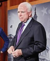 In a new fundraising letter for the Republican National Committee released Friday, Sen. John McCain lashed out at 