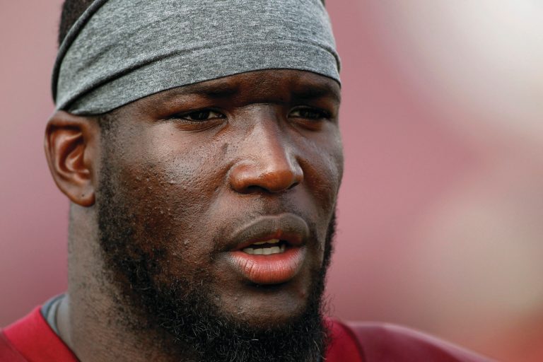 Alex Brandon/AP
Redskins linebacker Brian Orakpo missed the team's final 15 games last season after tearing his left pectoral muscle.