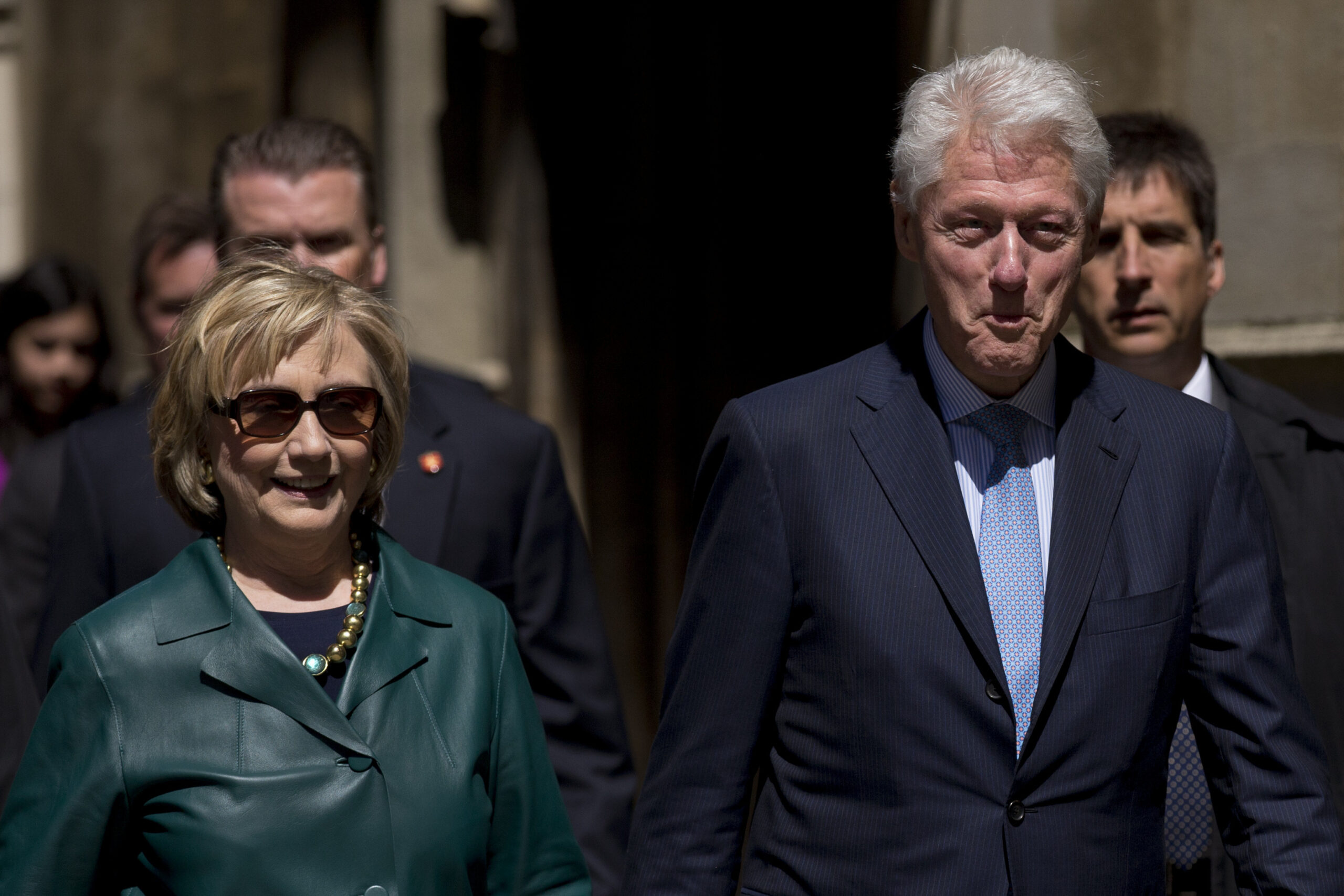 Bill and Hillary Clinton auction off a private lunch date