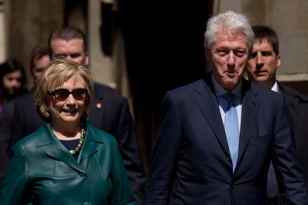 Bill and Hillary Clinton auction off a private lunch date