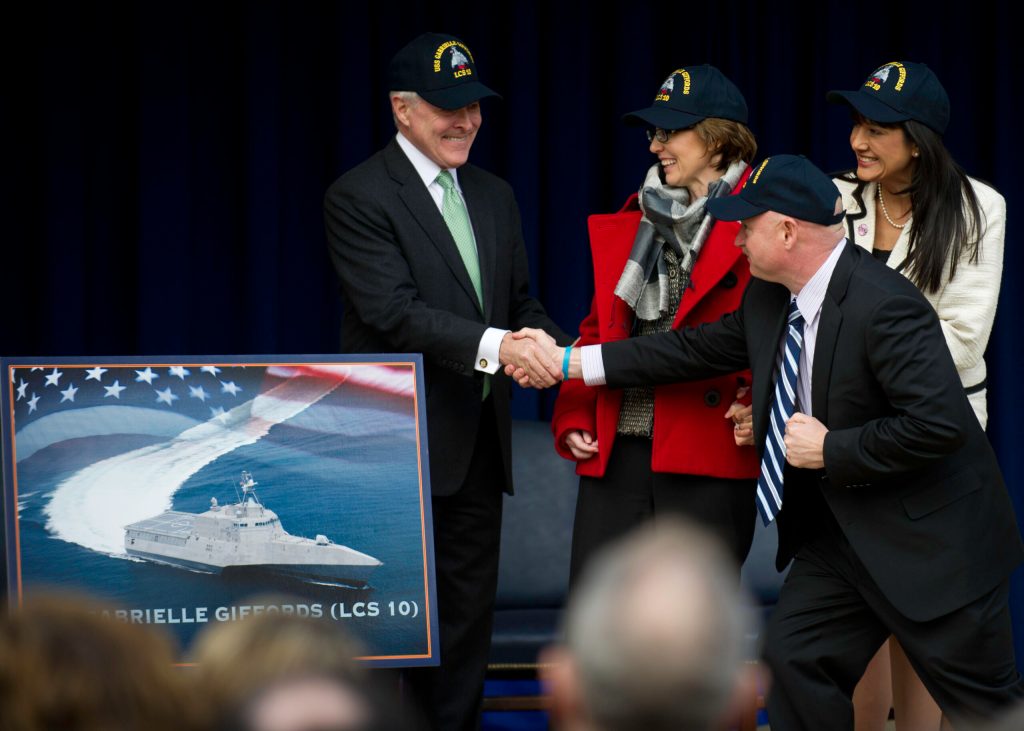 USS Gabrielle Giffords to be christened Saturday