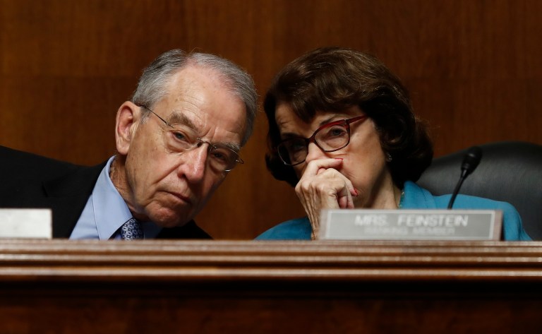 Committee Chairman Chuck Grassley, R-Iowa, and ranking member Dianne Feinstein, D-Calif., said in a letter that they want to schedule the hearing by the close of business Friday. (AP Photo/Carolyn Kaster, File)