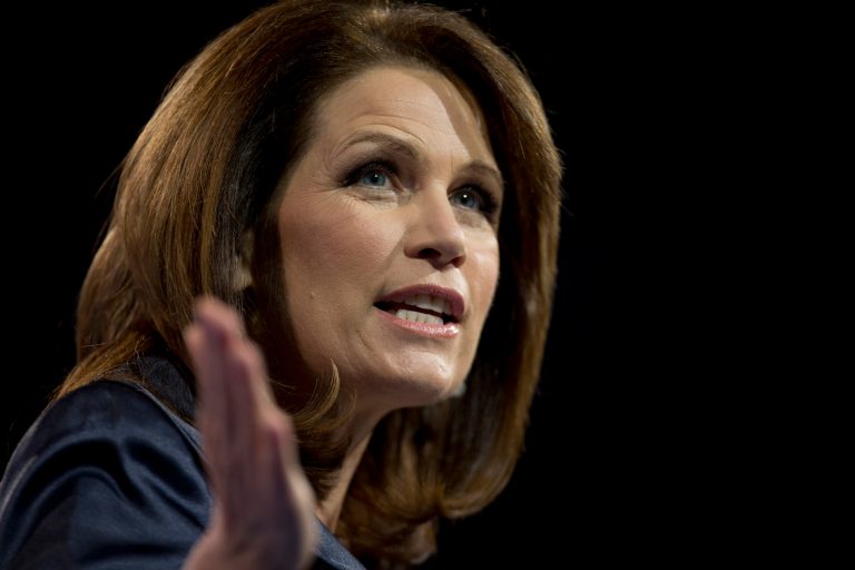 Rep. Michele Bachmann, R- Minn., announced Wednesday that she will not run for re-election in 2014. (AP Photo/Carolyn Kaster)