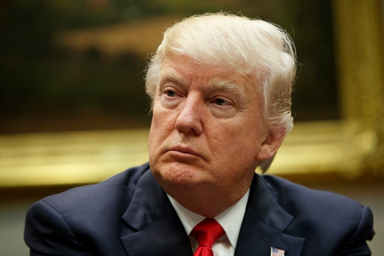 Several tweets from the would-be-president called on Obama not to attack Syria. (AP Photo/Evan Vucci)