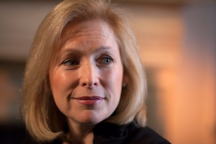Kirsten Gillibrand disclosed in her new book, Off the Sidelines, that she has often been sexually harassed in the U.S. Senate. (AP Photo)