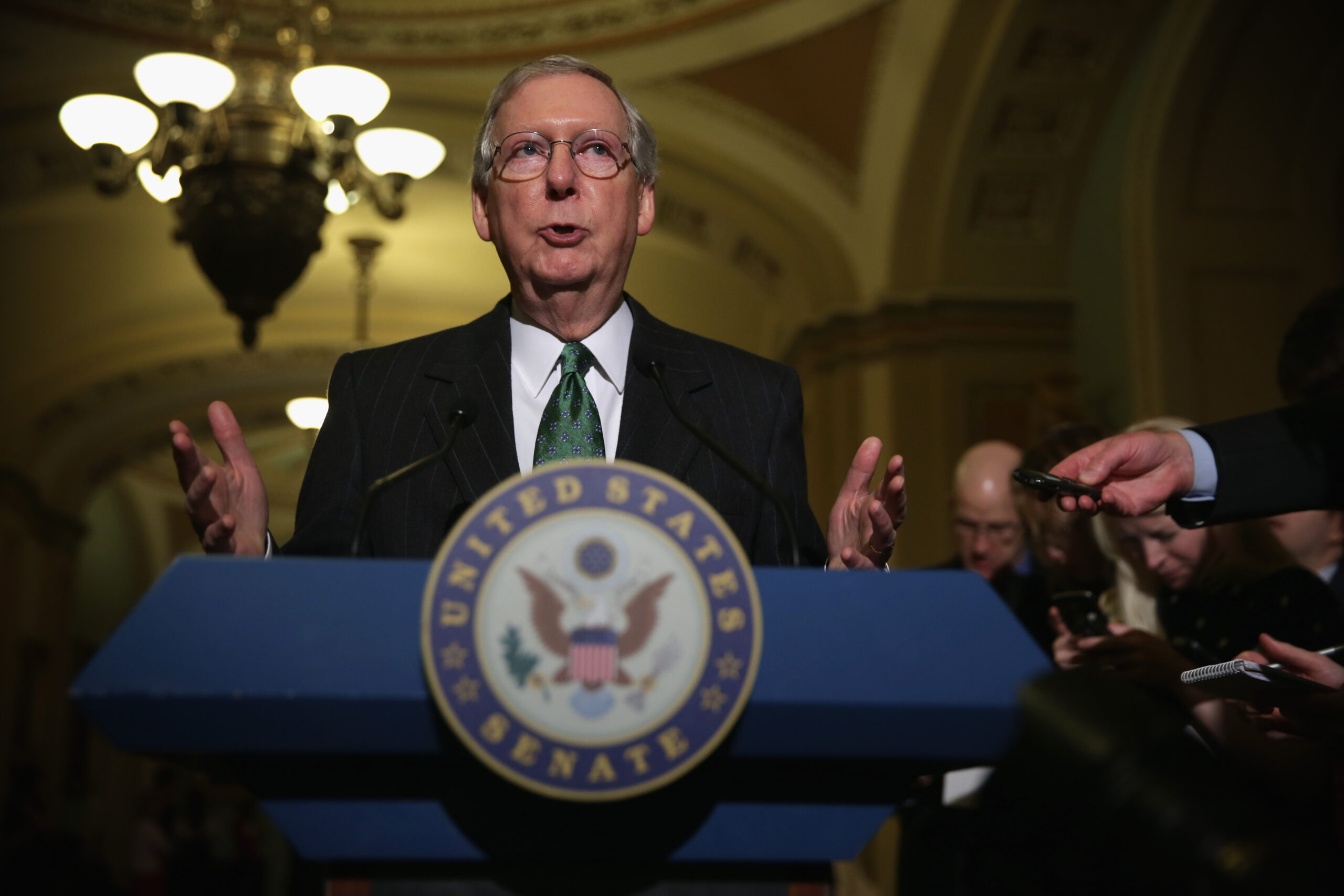 McConnell: Dems aiming to ‘shower more cash on the bureaucrats in Washington’