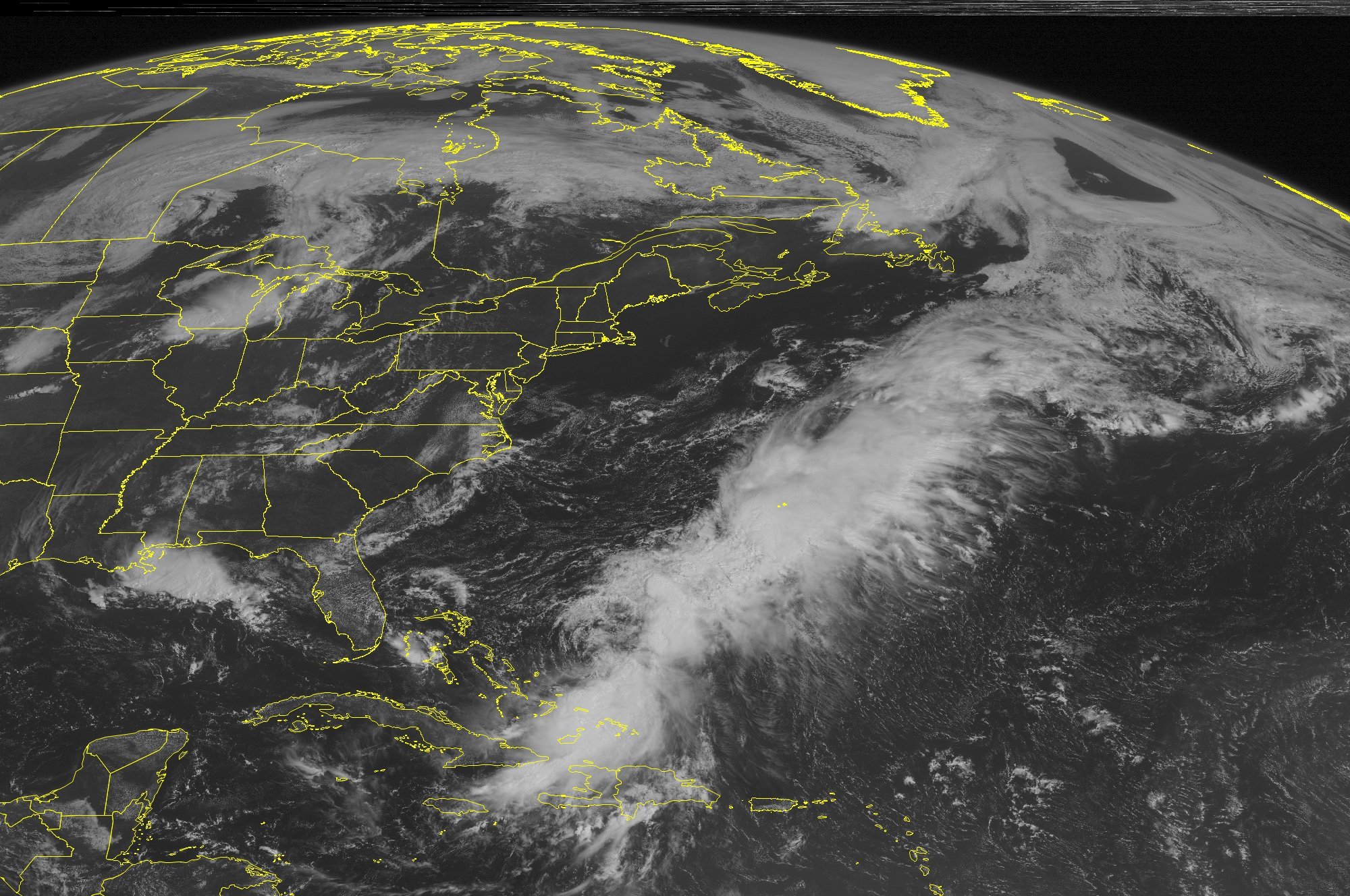 Cristobal strengthens into hurricane off Bahamas