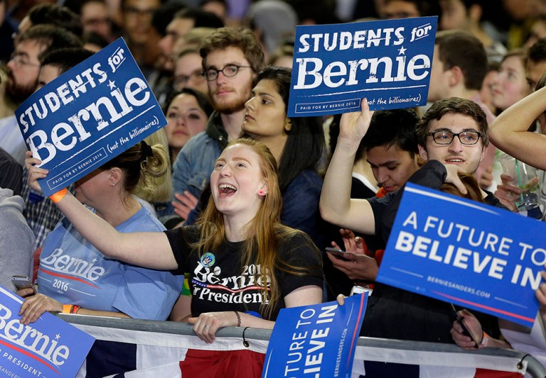 There has been no surge of liberals into the caucuses and primaries. (AP Photo/Steven Senne)