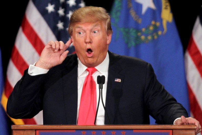Donald Trump has made it clear he really doesn't like it when unflattering things are said about him and his multi-billionaire dollar empire. (AP Photo/Isaac Brekken)