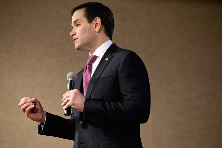 Rubio scraps for votes as New Hampshire goes down to the wire