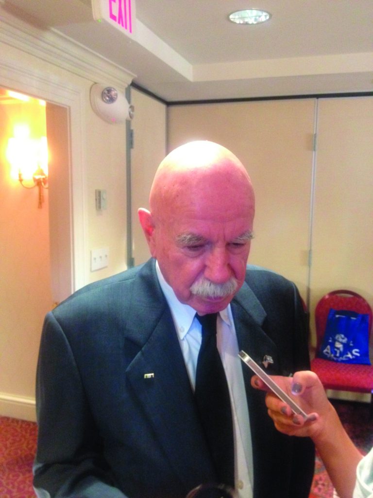 The G-Man at a Capitol Hill retirement party Wednesday.