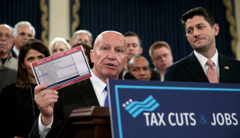 By 2027, the bill would raise taxes on nearly one-third of all taxpayers, the analysis from the Tax Policy Center says. (AP Photo/J. Scott Applewhite)