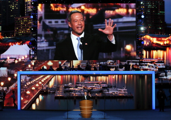 Maryland, Gov. Martin O'Malley speaks at the Democratic National Convention. (Getty Images)