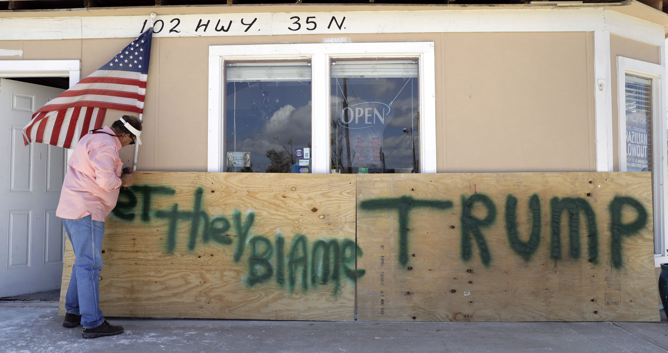 Mainstream Media Scream: Hurricane Harvey was Trump’s fault