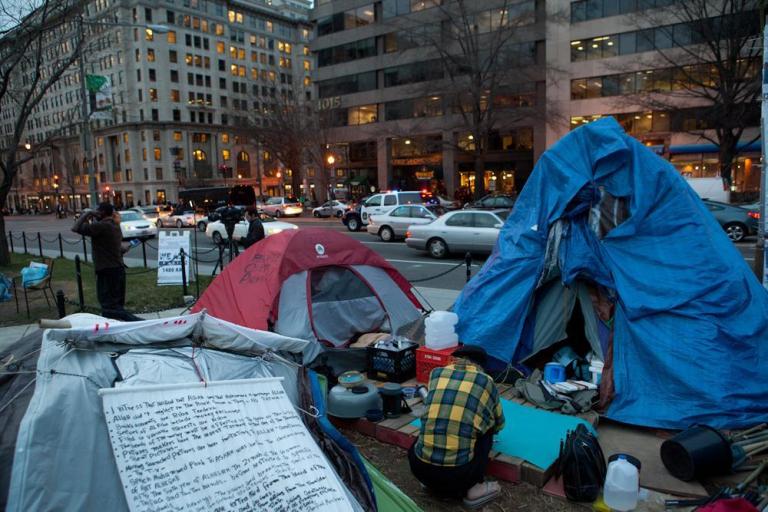 Occupiers to bring tents back to McPherson Square