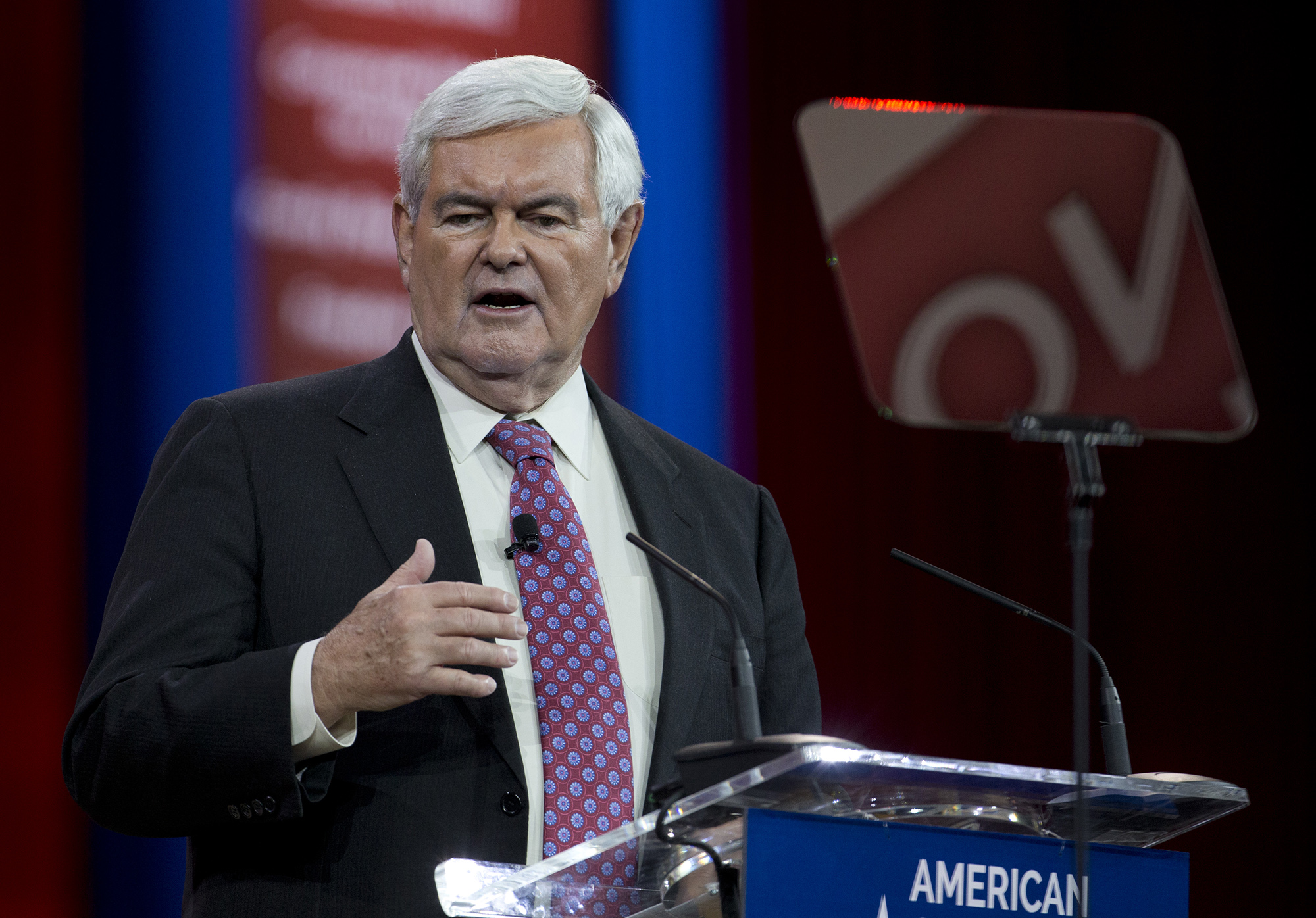 Gingrich blasts Trump for attacking Cruz’s wife