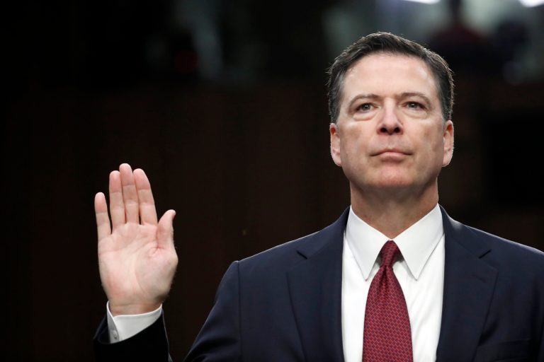 Some of the details of the letter President Trump drafted in May meant to explain why he fired FBI Director James Comey have now been revealed, according to a report Friday evening. (AP Photo/Alex Brandon)