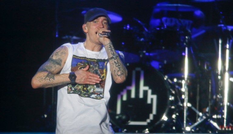 Eminem, who is known for his political incorrectness, slammed President Trump for his 