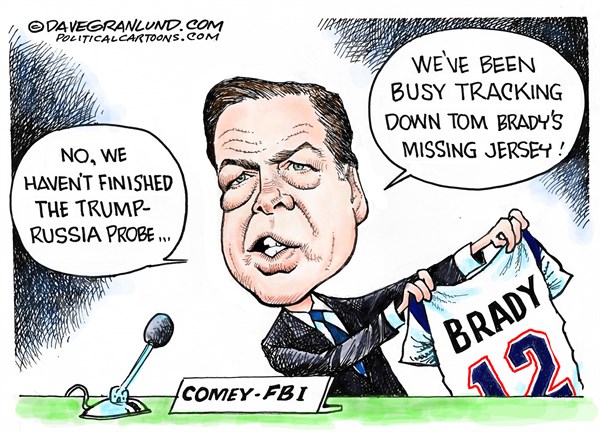 Editorial cartoon: Busy FBI
