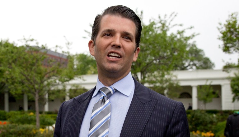 Donald Trump Jr.'s published the email chain between himself and lawyer Rob Goldstone on Tuesday, willingly revealing his knowledge of the Russian government's involvement in a meeting he took last June at the promise of opposition research on Hillary Clinton. (AP Photo/Carolyn Kaster, File)