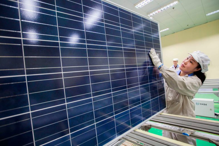 Compared to the slide in the Chinese economy, which offers massive subsidies for wind and solar energy, "the cap and trade program is a footnote," saidÂ Derek Scissors, a scholar with the American Enterprise Institute. (AP photo)Â 
