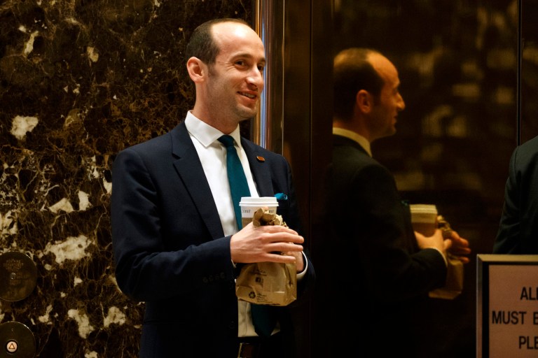 Miller assisted Trump with major speeches on myriad policy issues during the campaign. (AP Photo/ Evan Vucci)