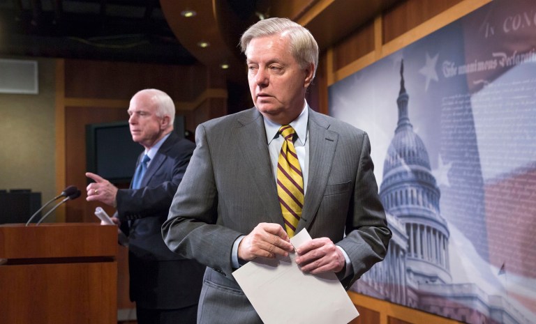 Republican lawmakers had harsh words for Kerry. (AP Photo/J. Scott Applewhite)