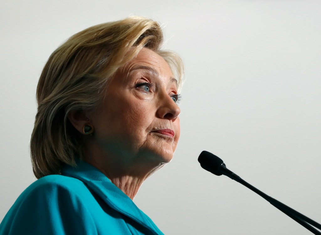 Clinton seeks to outlast scandals, Trump