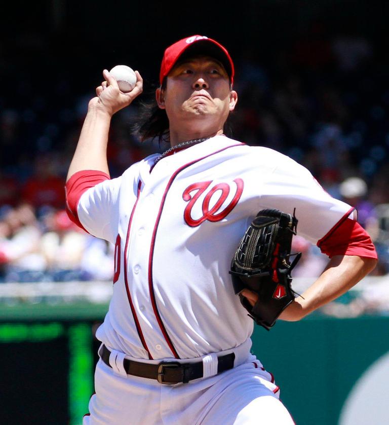 Jacquelyn Martin/AP Photo/
After another shaky performance from No. 5 starter Chien-Ming Wang on Tuesday, the Nationals have decided to send him to the bullpen.