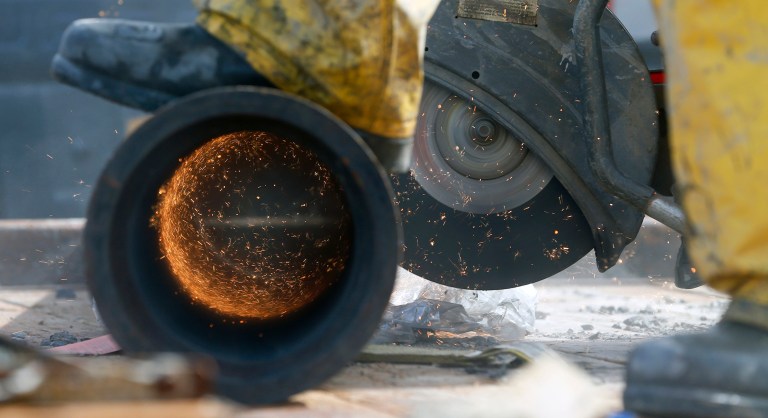 Iron water pipes are failing at an alarming rate, causing insufferable disruptions to our everyday lives. (AP Photo/Mike Groll)
