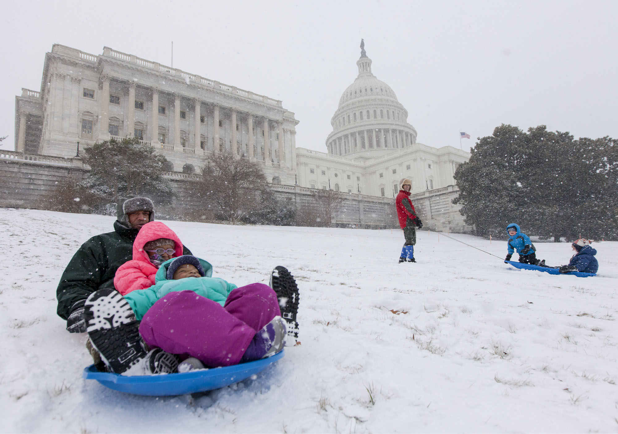 Police may ‘limit’ sledding on Capitol Hill grounds